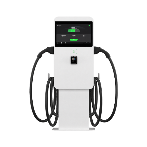 Chargeurs VÉ sur piédestal