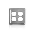 Leviton SL82 Plaque murale duplex standard 2 série C 430 2-Gg en acier inoxydable