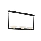 Lustre linéaire Savoy House Fallon 1-1614-3-89 3 Lumières 180W Noir mat