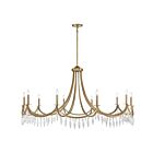 Lustre Savoy House Kameron 1-1805-10-322 10 Lumières 600W Laiton chaud