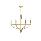 Lustre Savoy House Charter 1-1823-6-320 6 Lumières 360W Laiton chaud et corde