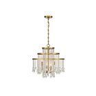 Lustre Savoy House Luna 1-1866-4-322 4 Lumières 240W Laiton chaud