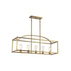 Lustre linéaire Savoy House Palladian 1-190-5-322 5 Lumières 300W Laiton chaud