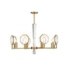 Savoy House Leighton 1-2218-8-322 8-Lumières 480W Laiton chaud Suspendu