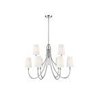 Lustre Savoy House Cameron 1-2541-9-109 9 Lumières 360W Nickel poli