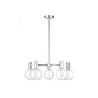 Lustre Savoy House Wright 1-3073-5-11 5 Lumières 300W Chrome