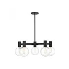 Lustre Savoy House Wright 1-3073-5-89 5 Lumières 300W Noir mat