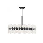 Lustre Savoy House Boca 1-3720-6-89 6 Lumières 360W Noir mat