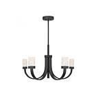 Lustre Savoy House Kahn 1-6620-6-89 6 Lumières 30W Noir mat