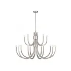 Savoy House Essentials Sorrento 1-6682-15-SN 15-Lumières 900W Nickel satiné Suspendu