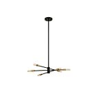 Lustre Savoy House Lyrique 1-7000-6-77 6 Lumières 360W Bronze avec accents en laiton