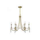 Lustre Savoy House Mayfair 1-7716-6-195 6 Lumières 360W Laiton chaud et chrome