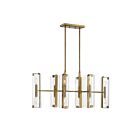 Lustre linéaire Savoy House Winfield 1-9773-12-322 12 Lumières 720W Laiton chaud