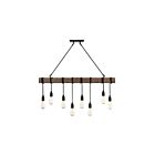 Lustre linéaire Savoy House Burgess 1-990-8-41 8 Lumières 480W Durango