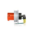 Leviton 4100B12WLEV Entrée broche et manchon 100A - Orange