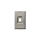 Leviton 4108W-1SP Wljax Quickport encastré en acier inoxydable