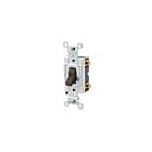 Leviton 1221-S Interrupteur AC marron unipolaire 20A 277V