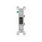 Leviton 1451-2E Commutateur noir 120 V 15 A à 2 ports.