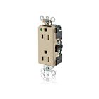 Leviton 16262-SGI Prise/prise double Decora Plus de 15 A