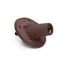 Leviton 17R24-SH Prise de panneau à 30 degrés série 17 F, marron 