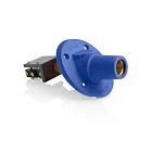 Leviton 17RSW-SB Prise de casserole 30 degrés série 17 F avec interrupteur bleu 