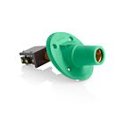 Leviton 17RSW-SG Prise de casserole 30 degrés série 17 F avec interrupteur vert 