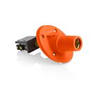 Leviton 17RSW-SO Prise de casserole 30 degrés série 17 F avec interrupteur orange 