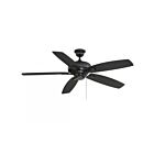 Ventilateur de plafond Savoy House Meridian M2016MBK 61.14W 52" Noir mat