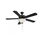 Ventilateur de plafond Savoy House Meridian M2018MBKRV 60.99W 52" Noir mat