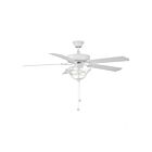 Ventilateur de plafond Savoy House Meridian M2019WHRV 60.99W 52" Blanc brique