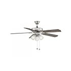 Ventilateur de plafond Savoy House Meridian M2021BNRV 60.48W 52" Nickel brossé
