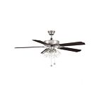 Ventilateur de plafond Savoy House Meridian M2022BNRV 60.48W 52" Nickel brossé