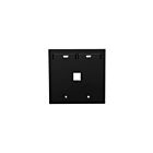 Leviton 42080-1EP Plaque murale Quickport 1Pt noire