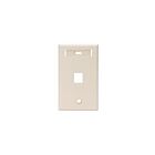 Leviton 42080-1TS Plaque murale Alm 1Pt Quickport