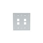 Leviton 42080-4GP Plaque murale Quickport 4Pt G