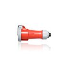 Leviton 420C7WLEVA Connecteur à broche et manchon 20A Nsf - Rouge