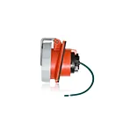 Leviton 320R7WLEV Prise à broche et manchon 20 A - Rouge 