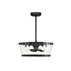 Ventilateur de plafond Savoy House Essentials Ventari 24-FD-8853-89 28.1W 24" Noir mat