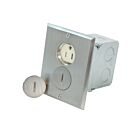 Leviton 25249-TFN Boîte de plancher duplex inviolable en nickel 