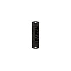 Leviton 5F100-PLT Plaque d'adaptateur de fibre vierge noire
