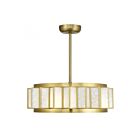 Ventilateur de plafond Savoy House Gideon 28-FD-690-322 25W 28" Laiton chaud