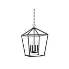 Savoy House Essentials Townsend 3-421-4-44 4-Lumières 240W Bronze Classique Suspendu