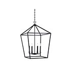 Savoy House Essentials Townsend 3-422-6-89 6-Lumières 360W Noir mat Suspendu