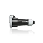 Leviton 530C5WLEVA Connecteur à broche et manchon 30A Nsf-noir