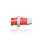 Leviton 530P7WLEV Fiche à broche et manchon 30A - Rouge