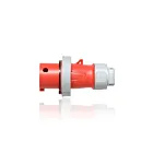 Leviton 330P7WLEV Fiche à broche et manchon 30A - Rouge