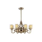 Ventilateur de plafond Savoy House Etesian 36-329-FD-21 38W 35.5" Roussis Brûlé