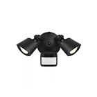 Savoy House Essentials 4-FLOOD-MS-A2-3000K-BK 44W Noir Double projecteur LED à détection de mouvement