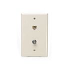 Leviton 40259-I Jack Combo 4 Cond Ivoire