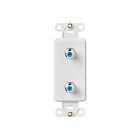 Leviton 40682-W Prise Catv Duplex Blanche